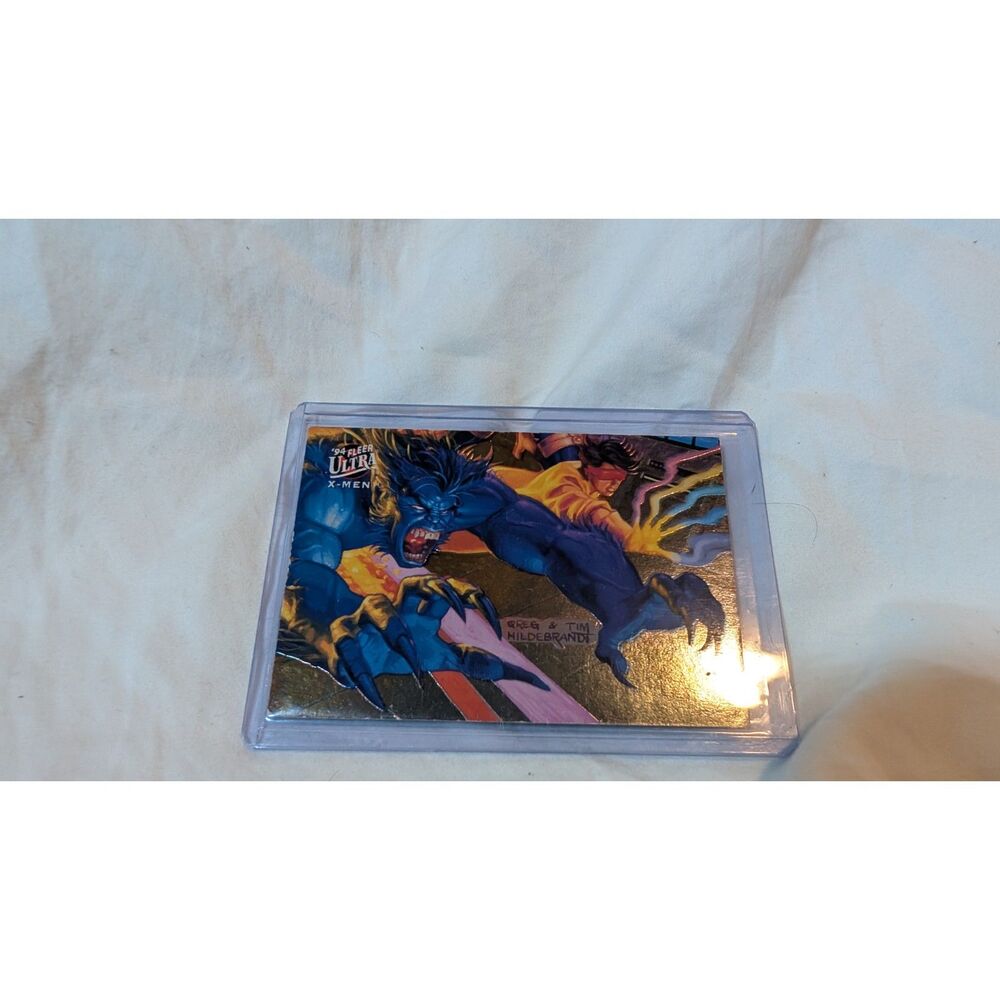 1994 Fleer X-Men Ultra Limited Edition Subset 3 of 9 Beast and Jubilee